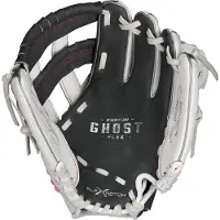 Easton | GHOST FLEX Youth Softball Handske | H?jreh?ndskast | 10" | Gr?/Hvid/Pink