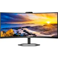 Philips 34E1C5600HE - 5000 Series - LED-skærm - kurvet - 34 - 3440 x 1440 WQHD @ 100 Hz - VA - 300 cd/m² - 3000:1 - 4 ms - HDMI, DisplayPort, USB-C - højtalere - sort med tekstur