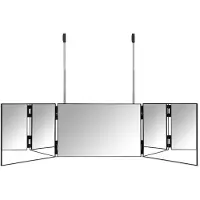 Gillian Jones Spejl - 3-foldet - Sort - - OneSize - Spejl