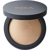 Inika Organic Buildable Baked Mineral Foundation Compact Powder - Letvgts ndbar naturlig base med fugtgivende Squalane og Magnolia Bark Extract