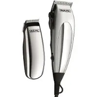 Wahl Home Pro Deluxe Combo Hair Clipper for Men with Cord and Lever for Lengths (1mm to 3mm) Self-Sharpening Quality Blade with Accessories 8 Guide Combs, Scissors, and Comb