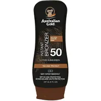 Australian Gold Sunscreen SPF50 Lotion With Bronzer 237ml