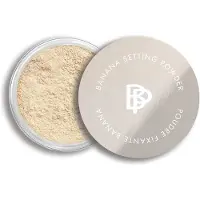 Bellápierre Cosmetics Banana Setting Powder | Letvægtsfarvekorrektor | Fjern mørke under øjencirkler og rødme | Talkfrit løst pulver | Matte bananpulver -