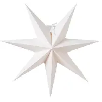 Watt & Veke Aino slim julestjerne hvid 44 cm