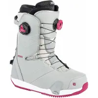 Nitro - Snowboardstøvler dame - Dynasty Step On Boa Iron Wine til Unisex - Størrelse 40 2/3 - Grå