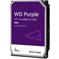 Western Digital WD Purple WD43PURZ - Harddisk - 4 TB - overvågning - intern - 3.5 - SATA 6Gb/s - 5400 rpm - buffer: 256 MB