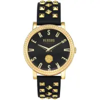 Versus by versace Dameur VSPEU0219 Pigalle Sort/Gul guldtonet stål