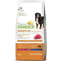 NATURAL TRAINER Sensitive No Gluten Adult Medium/Maxi med lam - 12 kg
