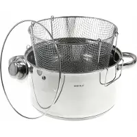 KINGHOFF Puodas Kinghoff puodas su kepimo krepšeliu, plieno, 24 cm skersmens, 5,5 l talpos