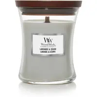 Woodwick Yankee Candle Medium Hourglass - Lavendel & Ceder