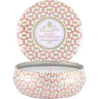 Voluspa Maison Blanc 3-wick Tin duftlys 40 timer Saijo Persimmon