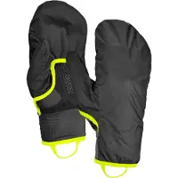 Ortovox - Skihandsker - Fleece Grid Cover Glove M Black Raven til UnisexUld - Størrelse S - Sort