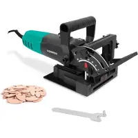Vonroc Lamelfræser - 900W | Aluminium – Præcis og kraftfuld | Inkl. 50 dyveler og støvpose