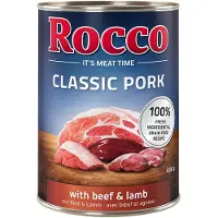 Rocco Økonomipakke: 24 x 400 g Classic Pork - Okse & Lam