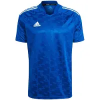 Adidas Trænings T-Shirt Condivo 21 - Blå/Hvid, størrelse Large