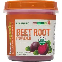 BareOrganics , Organisk Beets Rods Powder, 8 oz (227 g)