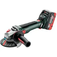 Metabo WB 18 LT BL, 10000 rpm, 12,5 cm, Batteri, 11 At, 1,8 kg, Børsteløs motor