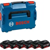 Bosch Professional 18v 6x4.0ah Lboxx 136 Batteri