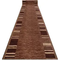 Rugsx Gummibelægning ADAGIO brun szerokość 57cm 57x310 cm