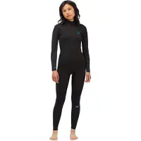 Billabong Synergy 3/2 Mm Dame Våddragt I Neopren Med Lange ærmer Og Lynlås På Ryggen