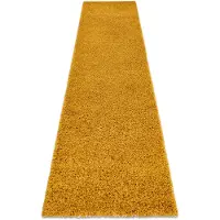 Rugsx Tæppe, Fortovet SOFFI shaggy 5cm guld - ind i køkkenet, til gangen, til korridoren 70x200 cm