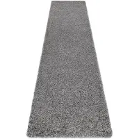 Rugsx Tæppe, Fortovet SOFFI shaggy 5cm grå - ind i køkkenet, til gangen, til korridoren 80x300 cm