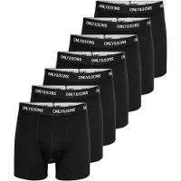 Only & Sons Boksershorts 'ONSFitz' sort / hvid