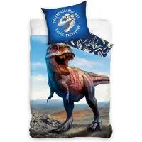 Dymo Tyrannosaurus Rex sengesæt 140 x 200 cm 100% bomuld