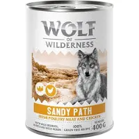 Wolf of Wilderness Senior “Expedition” 6 x 400 g - Sandy Path - Fjerkræ med Kylling