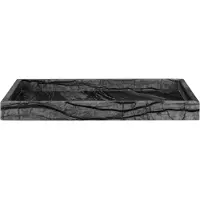 Mette Ditmer Marble dekorationsbakke 16x31 cm Sort/Grå