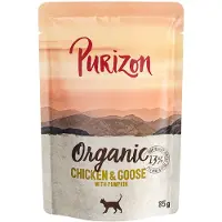 Purizon Økonomipakke: 24 x 85 g Organic - Kylling & Gås med Græskar