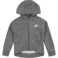 Nike Kids Club Fleece High Low Sweatshirt Med Lynlås