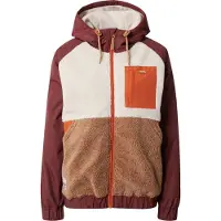 Iriedaily Overgangsjakke 'Arctikmix' lysebrun / aubergine / orange / hvid