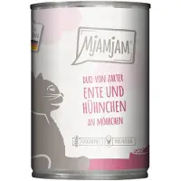 MjAMjAM Økonomipakke: 24 x 400 g Duo - And & kylling med gulerødder