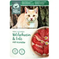 Pure Nature Feline 12 x 85 g - Vildsvin & And