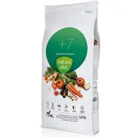 Natura Diet Senior 7+ med kylling hundefoder - 2 x 12 kg - Besparelsespakke