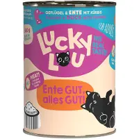 Lucky Lou Voksen 6 x 400 g - Fjerkræ og ænder