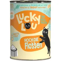 Lucky Lou Økonomipakke Voksen 24 x 400 g - Fjerkræ og ørred
