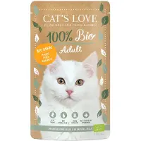 Cat's Love Øko 6 x 100 g - Øko Kylling