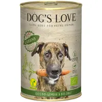 Dog´s Love Økonomipakke Bio Vegan 12 x 400 g - Greens