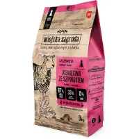 Wiejska zagroda Puppy lam med spinat - Økonomipakke: 2 x 9 kg