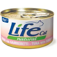 Life Cat Wet LifeCat Adult tun og rejer - 12 x 85 g