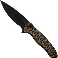 We Knife Kitefin Button Lock Ripple