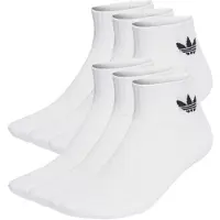 Adidas Originals Sokker 'Mid Ankle 6 Pairs' sort / hvid