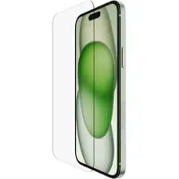 Belkin ScreenForce - Skærmbeskytter for mobiltelefon - hærdet glas, behandlet - glas - for Apple iPhone 15 Plus