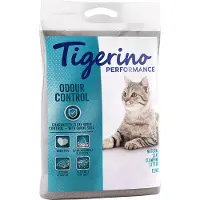 Tigerino Performance Odour Control kattegrus med natron – parfumefri - 12 kg