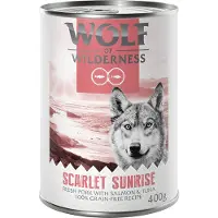 Wolf of Wilderness "Red Meat" 6 x 400 g Ruby Midnight: Svin, Okse & Kanin