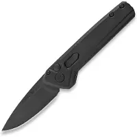 Buck Auto Deploy Button Lock Blk