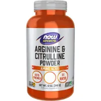 Now , Sports, Arginin & Citrulline Powder, 12 oz (340 g)