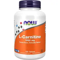 Now , L-Carnitin, 1,000 mg, 100 Tablets
